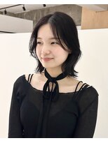 ローレン(LOREN)&nbsp;前髪/アンブレラカラー/こなれミディ/イメチェン/ウェーブパーマ