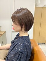 ネイロ 錦糸町(NeiRo)&nbsp;魅力倍増カールセミディシアーカラーダークアッシュショートヘア