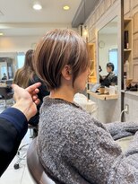 ボーテコンシェル 錦糸町(beaute concier)&nbsp;ミルクティーベージュダブルカラーインナーカラーケアブリーチ