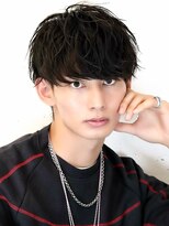 アーリー(Ali'i) ソフトツイストパーマモテる黒髪韓国マッシュウルフ