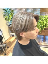 グッドネイバーズ 流山おおたかの森店(GOOD NEIGHBORS) 韓国風センターパート×シルバーグレージュ