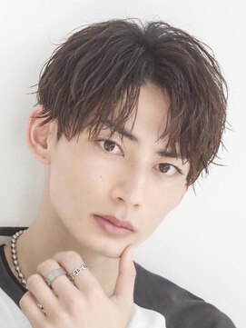 オーシャントーキョー(OCEAN TOKYO) メンズパーマツイスパ波巻きスパイラルマッシュセンターパート