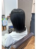 ブリーチなし質感再整カラー/アッシュ系カラー