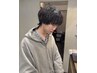 平日特別価格♪メンズカット＋パーマ＋スパシャンプー【梅田/西梅田】 　