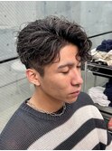 スパイラルパーマハーフバック