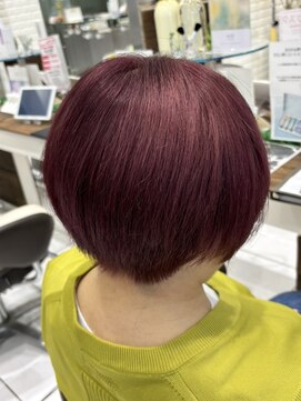 ヘアー＆メイク ルナルナ 明和店　HAIR＆MAKE LUNA LUNA ヴァイオレットピンク