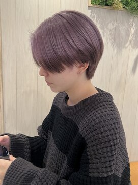 フリーラ 表参道(freera) 裾カラーピンクカラーミルクティーカラーデザインカラーブリーチ