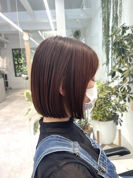 ロマリア 青山 南青山(Lomalia) ぱつっとボブ/デザインカラー