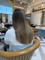 ロンドアベニール 北千住(Lond avenir)&nbsp;暗めカラー/ボブ顔周り/前髪/レイヤー/髪質改善/縮毛矯正/北千住