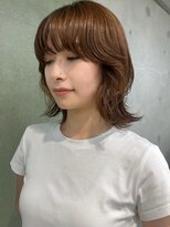 キャロルガーデンズ ボコカ 表参道(Carroll Gardens bococa) 【riNa】ミディアムカット、マロンブラウン