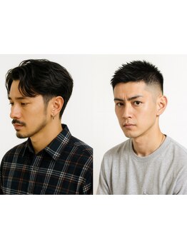 メンズのお客様からも支持多数◎骨格・髪質を見極め、あなたに合ったカットで毎日のスタイリングも楽に。