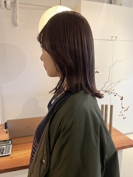 ライン(LINE) 髪質改善カラー/ラベンダーグレージュ