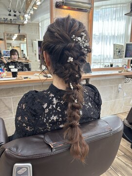 ティンク 横浜(Tink) 編みおろしヘアセット/Tink横浜/担当Fuku