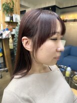 ブレイブシザー(BRAVE SCISSOR)&nbsp;前髪割れ防止カット×ピンクカラー