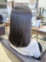 トップスタイル リッチ 暗髪ココアブラウンカラー