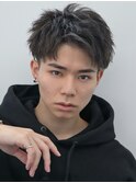 【Lond GULLMAN江村】ルーズショートパーマ/ダークブラウン