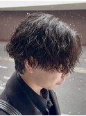渋谷ツイストスパイラルパーマツイスパセンターパートウルフ