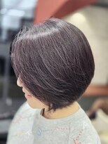 フュージョンサカエ(FUSION SAKAE)&nbsp;レイヤードボブに春色カラー