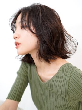 La fith hair noll. 福山蔵王店【ラフィス ヘアー ノル】【3月31日OPEN（予定）】 【La fith】オリーブベージュ×こなれミディ