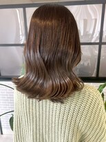 アンニュ(annuy)&nbsp;オリーブブラウン 透明感カラー 艶髪 髪質改善 くびれヘア　