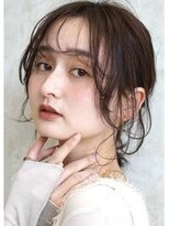 テラスコード(TERRACE CODE) 大人可愛い20代30代40代50代小顔レイヤーセミロングアレンジ