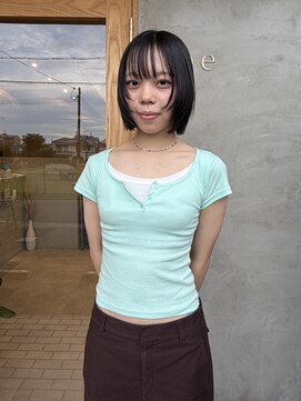 トエカグヤヒメ(toe kaguyahime) 顔まわりレイヤーボブ