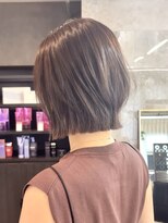 サンド クリア 横浜本店(sand clear)&nbsp;レイヤーボブ×透明感ベージュ