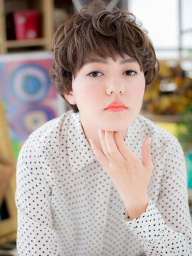 カバーヘア イヴ 戸頭店(COVER HAIR EVE) *EVE戸頭*ふわくしゅ★くせ毛風カジュアルショートc