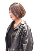 「Ra  plume」重軽ウェットな質感の女っぽクールボブ