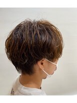 フルール たまプラーザ(Fleur)&nbsp;マッシュショート×パーマ