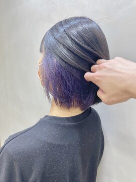 フェリア 松山(Feria) 【Feria松山】透明感インナーパープル♪“石田幸輔”