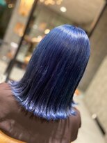 アース コアフュールボーテ 伊勢崎(EARTH coiffure beaute) ブルーケアブリーチ外ハネボブ