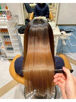 ロンド ストラーダ 心斎橋(Lond strada)&nbsp;ココアベージュロングヘアボブルフ