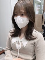 フォンド 津田沼(fond.)&nbsp;くびれセミディ×透明感ベージュカラー