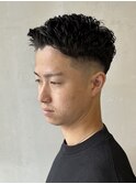 アイロンパーマナチュラルアップバング　ｙ