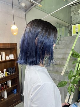 ヘアーデザイン アルエ(HAIR×design ARUE) ブルーグラデーション