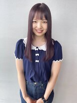 エフ(f)&nbsp;暗髪艶ストレートヘア