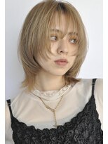 トリッカ 代官山(tricca)&nbsp;【tricca代官山rin】2wayレイヤースタイル/小顔/ベージュカラー