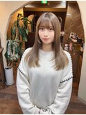 大人気☆フェイスレイヤースタイル(内巻きストレート)