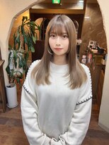 プリモ ココ 鍋島店(Primo coco.) 大人気☆フェイスレイヤースタイル(内巻きストレート)