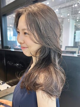 アイティー バイ アルバム 中野店(IT by ALBUM) グレージュロング_ハッシュカットフルバング_ba477002