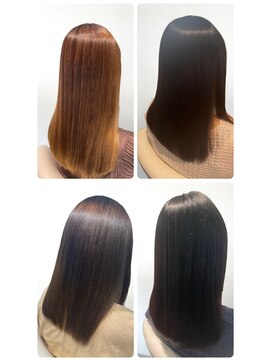 美容室フルール 20代30代40代髪質改善トリートメント艶感ストレート透明感