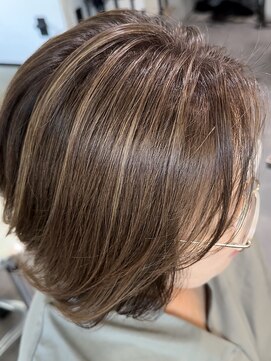 シェルハ(SHELHA) 白髪ぼかしハイライト ファッションカラー 白髪染め不使用