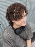 ハイライトパーマ/サーフカール/ウルフカット/眉毛/八王子駅
