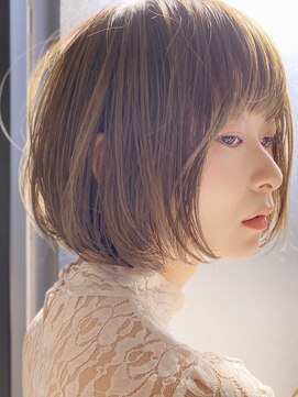 リノショアーズ 日本大通り店(RINOSHORES) 20代30代ダブルカラーブリーチ立体感グラデーション透明感カラー