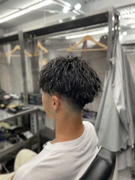 リプレイ 草津店(RIPLAY) ベリーショート/ダークアッシュ/ニュアンスパーマ/韓国マッシュ