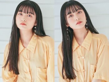 ロダット 横浜(LODAT by little)の写真/なめらかで艶やかな縮毛矯正♪自然な真っ直ぐすぎないナチュラルストレートが人気の理由◎【横浜/横浜駅】