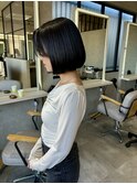 切りっぱなしボブ/タッセルボブ