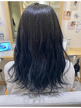 スピンヘア SOCOLA塚口店(Spin hair) ダークブルーグラデーションカラー