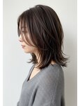 30代40代50代外ハネミディアムレイヤー縮毛矯正髪質改善白髪染め